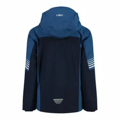 Skijacke mit abnehmbarer Kapuze für Jungen