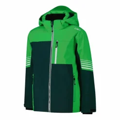 Skijacke mit abnehmbarer Kapuze für Jungen