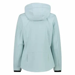 Softshell-Damenjacke mit abnehmbarer Kapuze