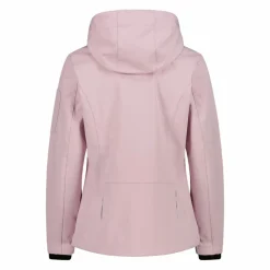 Softshell-Damenjacke mit abnehmbarer Kapuze