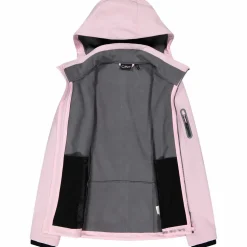 Softshell-Damenjacke mit abnehmbarer Kapuze