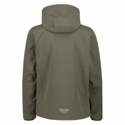 Softshell-Herrenjacke mit abnehmbarer Kapuze