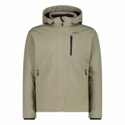 Softshell-Herrenjacke mit abnehmbarer Kapuze