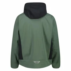 Softshell-Herrenjacke mit abnehmbarer Kapuze