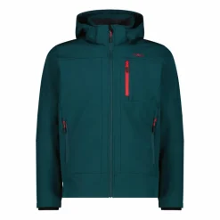 Softshell-Herrenjacke mit abnehmbarer Kapuze