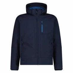 Softshell-Herrenjacke mit abnehmbarer Kapuze