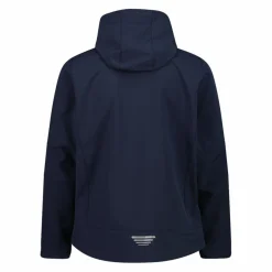 Softshell-Herrenjacke mit abnehmbarer Kapuze