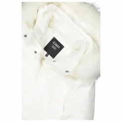 Softshelljacke für Damen mit Kapuze aus Kunstfell