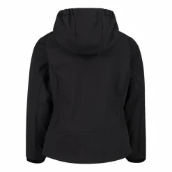 Softshell-Mädchenjacke mit Fix-Hood