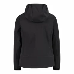 Softshell-Mädchenjacke mit Fix-Hood