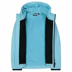 Softshell-Mädchenjacke mit Fix-Hood