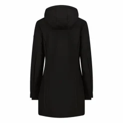 Softshell-Parka für Damen mit Kunstfell