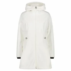Softshell-Parka für Damen mit Kunstfell
