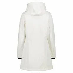 Softshell-Parka für Damen mit Kunstfell