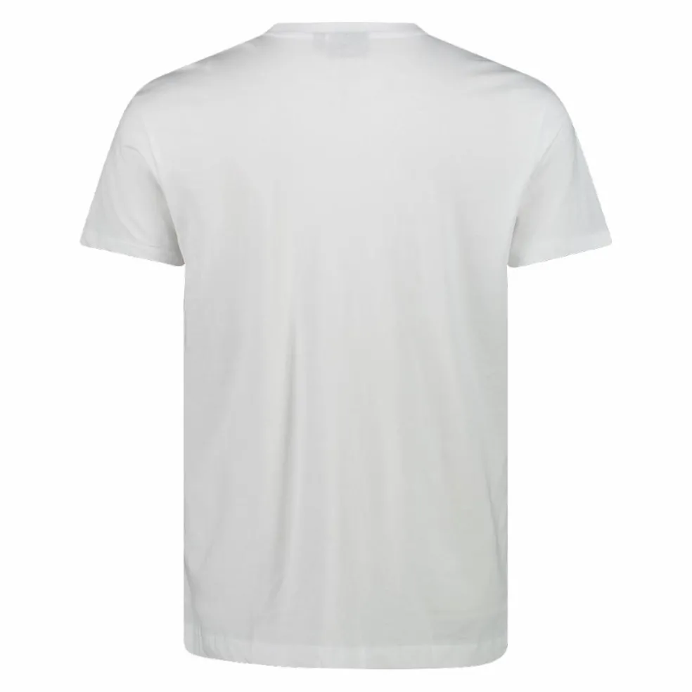 Stretch-Baumwoll-T-Shirt mit Logo