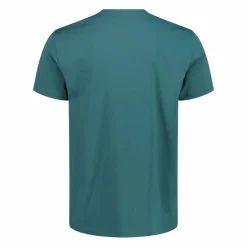 Stretch-Baumwoll-T-Shirt mit Logo