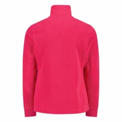 Sweatshirt mit halblangem Reißverschluss aus Arctic Fleece für Mädchen mit Schneeflocke