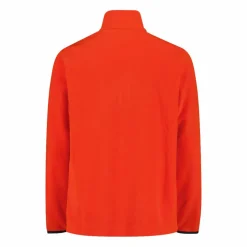 Sweatshirt mit halblangem Reißverschluss aus Arctic Fleece für Jungen mit geometrischen Details