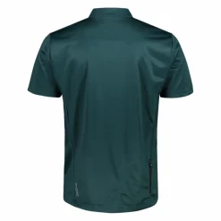 Technisches Radsport-T-Shirt für Herren mit kurzem Reißverschluss und Brusttasche