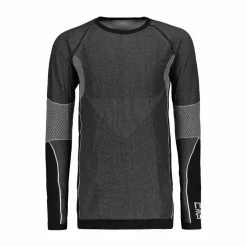 Unisex Baselayer-Top für Kinder mit Rundhalsausschnitt ohne Nähte