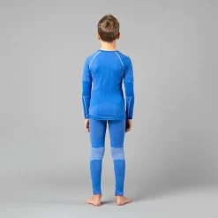 Unisex Baselayer-Top für Kinder mit Rundhalsausschnitt ohne Nähte