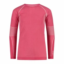 Unisex Baselayer-Top für Kinder mit Rundhalsausschnitt ohne Nähte