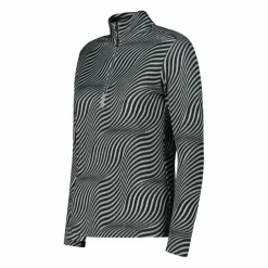 Unlimitech – Bedruckte Half-Zip-Fleeceshirt aus Softech Damen