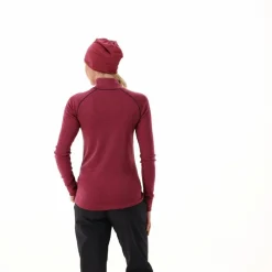 Unlimitech – Thermoshirt mit langen Ärmeln für Damen aus Merino mit halblangem Reißverschluss