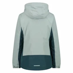 Wasserdichte Damenjacke aus Ripstopgewebe mit Kapuze