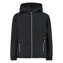 Wasserdichte Mädchenjacke aus Ripstopgewebe mit Kapuze