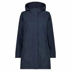 Wasserdichter Damen-Parka aus Ripstopgewebe mit abnehmbarer Kapuze