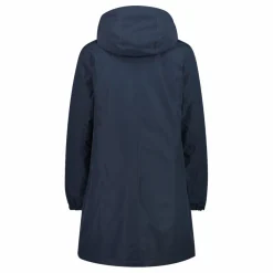 Wasserdichter Damen-Parka aus Ripstopgewebe mit abnehmbarer Kapuze