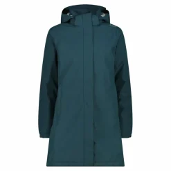 Wasserdichter Damen-Parka aus Ripstopgewebe mit abnehmbarer Kapuze