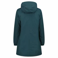 Wasserdichter Damen-Parka aus Ripstopgewebe mit abnehmbarer Kapuze