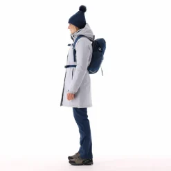 Wasserdichter Damen-Parka aus Ripstopgewebe mit abnehmbarer Kapuze