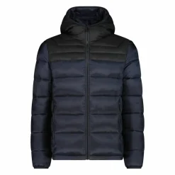 Wattierte Herrenjacke mit Kapuze