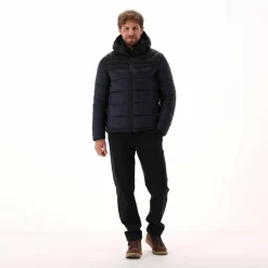 Wattierte Herrenjacke mit Kapuze