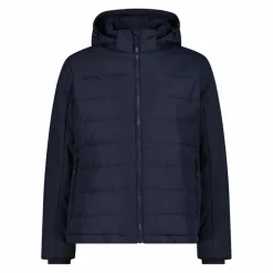 Wattierte Herrenjacke mit abnehmbarer Kapuze