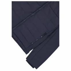 Wattierte Herrenjacke mit abnehmbarer Kapuze