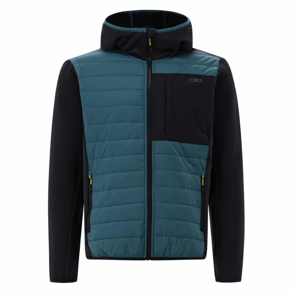 Wattierte Hybridjacke Unlimitech mit Kapuze für Herren