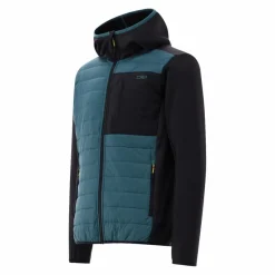 Wattierte Hybridjacke Unlimitech mit Kapuze für Herren