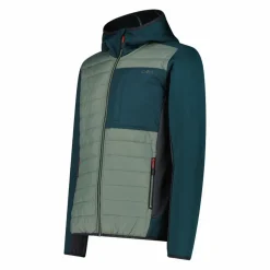 Wattierte Hybridjacke Unlimitech mit Kapuze für Herren