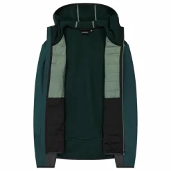 Wattierte Hybridjacke Unlimitech mit Kapuze für Herren