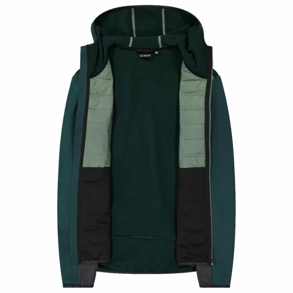 Wattierte Hybridjacke Unlimitech mit Kapuze für Herren