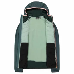 Wattierte Hybrid-Kapuzenjacke Unlimitech für Damen