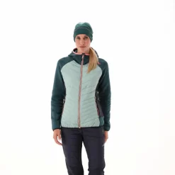 Wattierte Hybrid-Kapuzenjacke Unlimitech für Damen