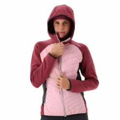 Wattierte Hybrid-Kapuzenjacke Unlimitech für Damen