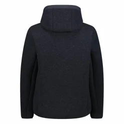 Wattierte Jacke aus Knit Tech für Herren mit Kapuze