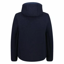 Wattierte Jacke aus Knit Tech für Herren mit Kapuze