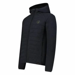 Wattierte Jacke aus Knit Tech für Herren mit Kapuze